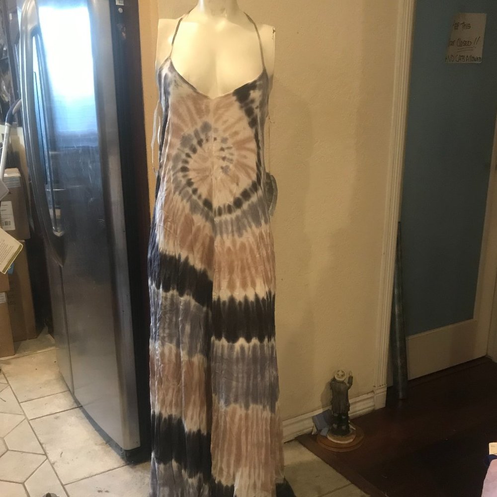 Young Fabulous and Broke Shanice tie dye maxi
